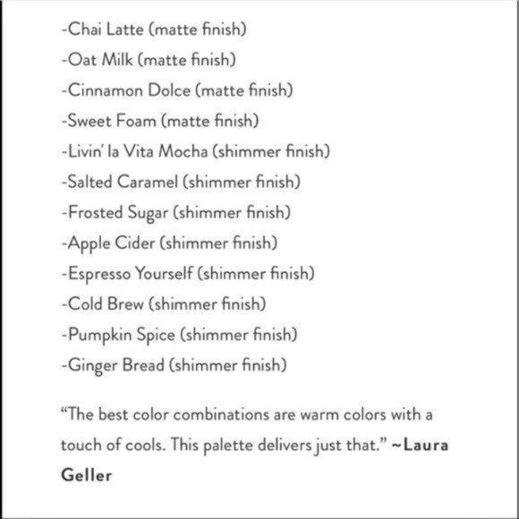 New Laura Gellar “Cinnamon & Spice” Eyeshadow - Picture 5 of 7